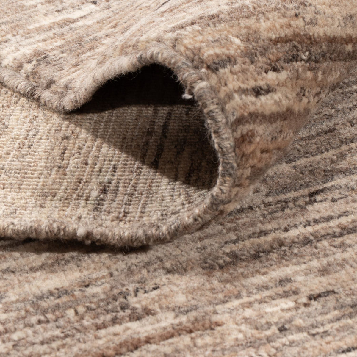 Tapis berbère carré  - 200 x 200 cm - beige