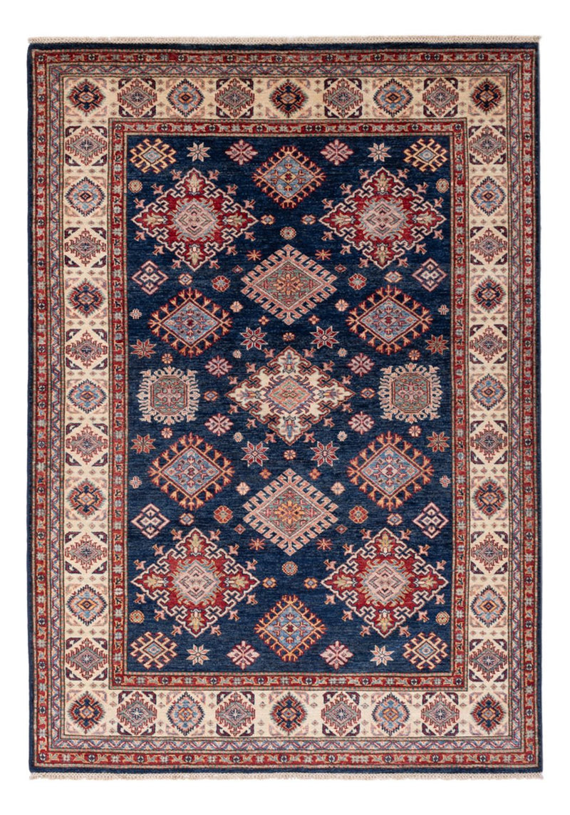 Tapis Ziegler - Kazak - 211 x 152 cm - bleu foncé