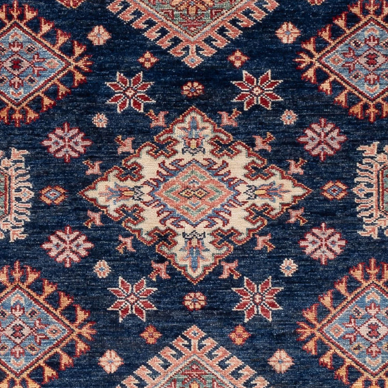 Tapis Ziegler - Kazak - 211 x 152 cm - bleu foncé