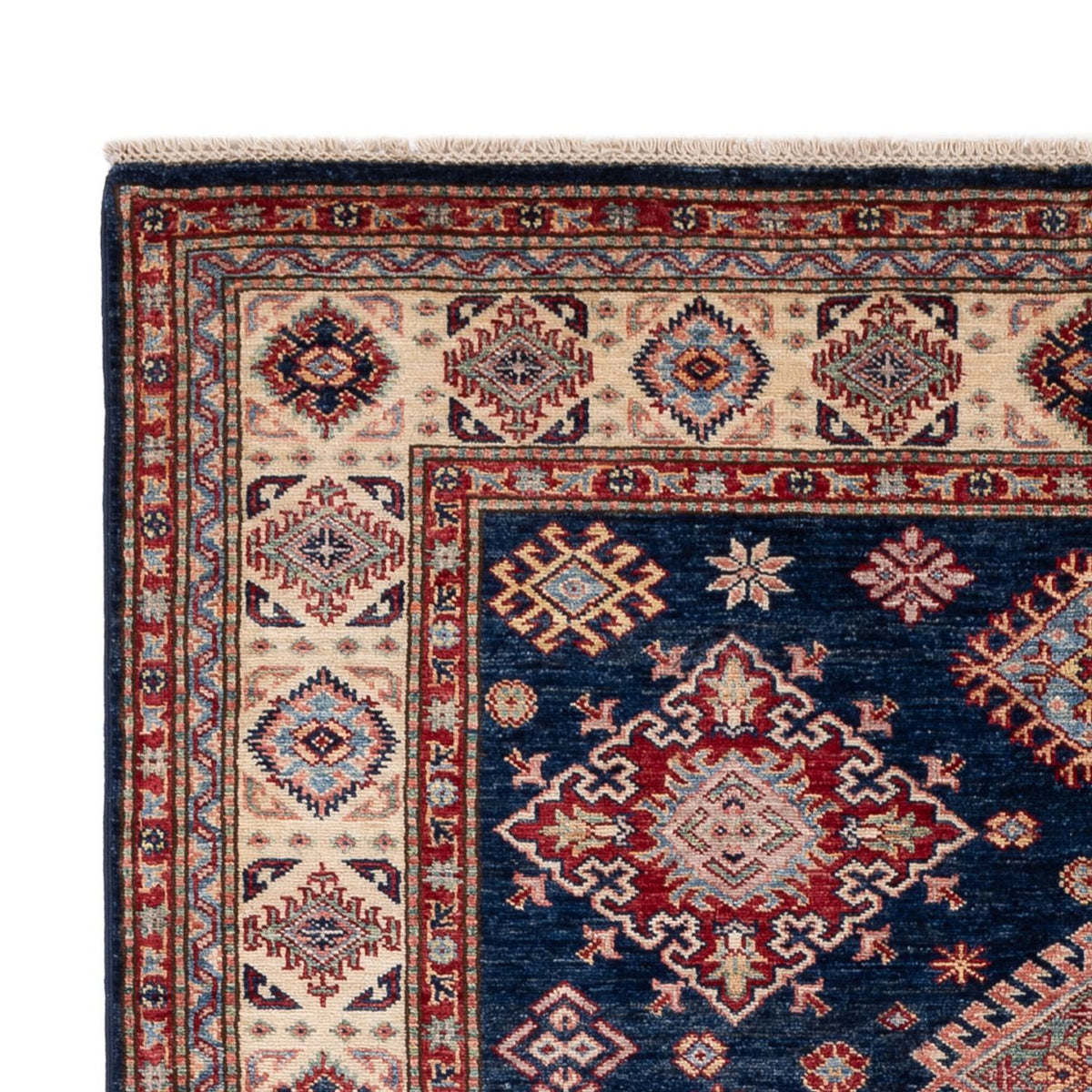 Tapis Ziegler - Kazak - 211 x 152 cm - bleu foncé