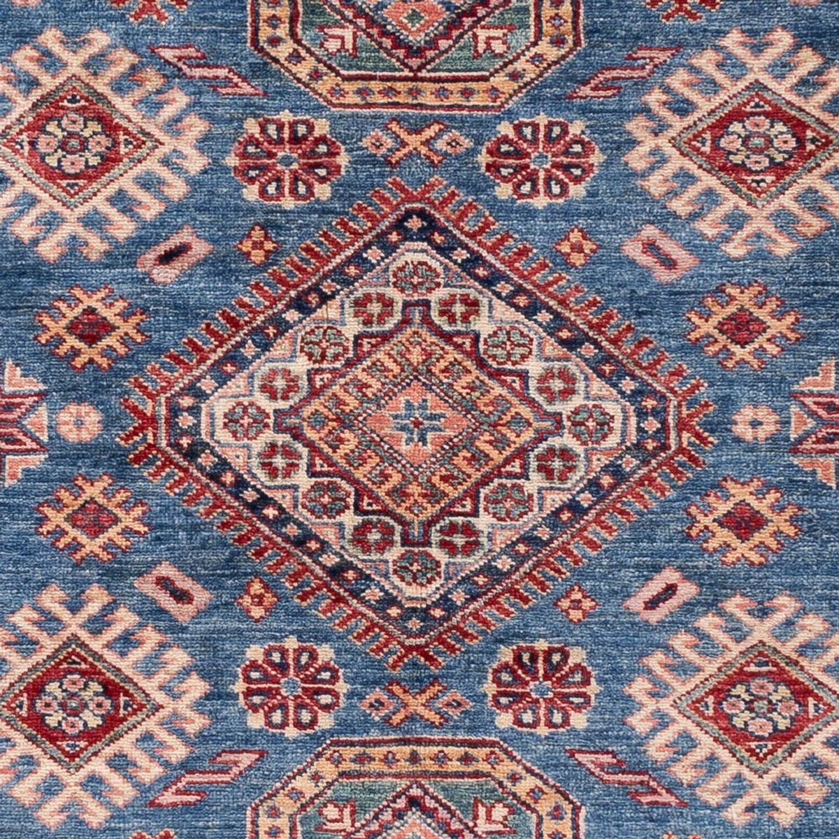 Tapis Ziegler - Kazak - 217 x 153 cm - bleu foncé