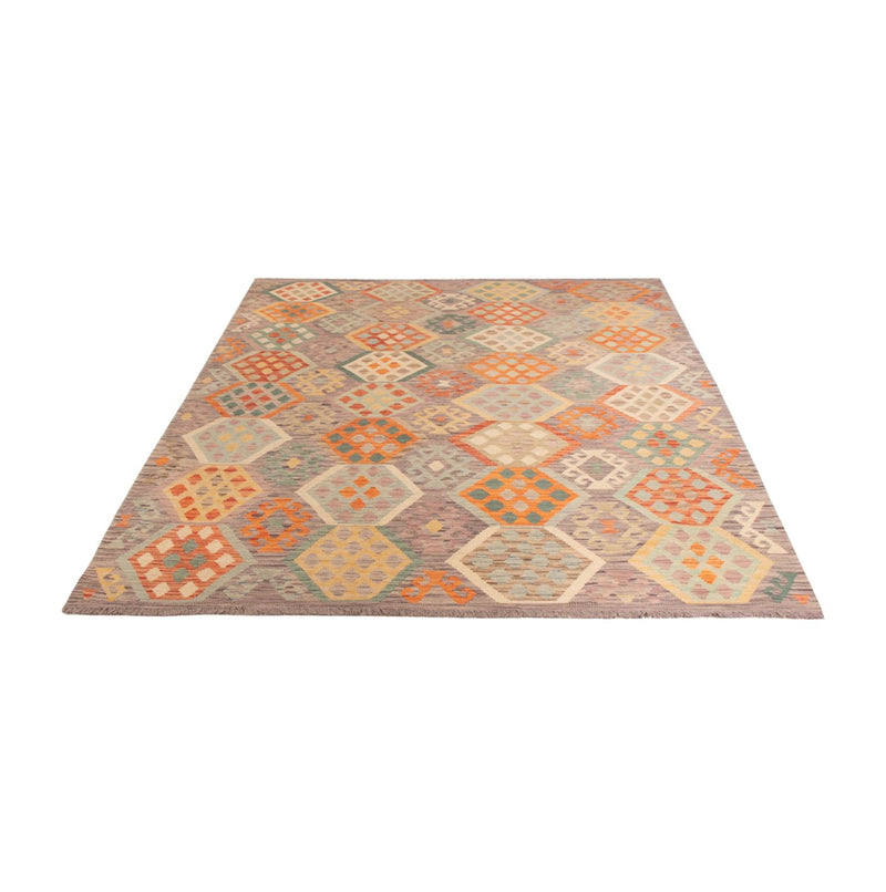 Tapis Kelim - Splash - 292 x 197 cm - multicolore