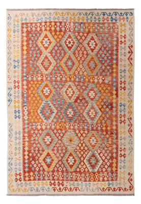 Tapis Kelim - Splash - 292 x 207 cm - multicolore