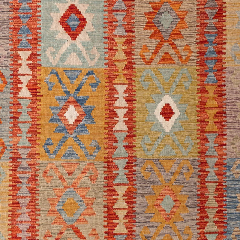 Tapis Kelim - Splash - 298 x 197 cm - multicolore