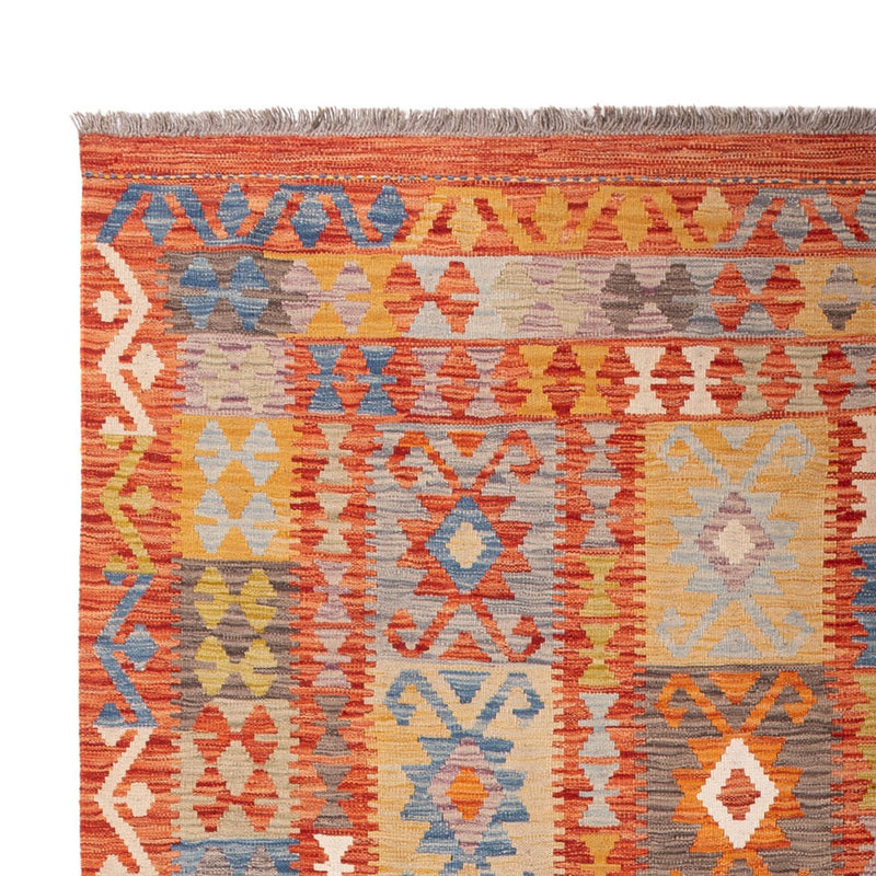 Tapis Kelim - Splash - 298 x 197 cm - multicolore