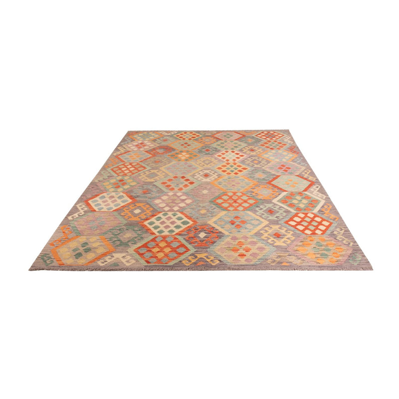 Tapis Kelim - Splash - 293 x 193 cm - multicolore
