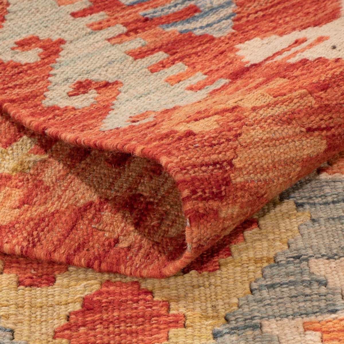 Tapis Kelim - Splash - 295 x 196 cm - multicolore