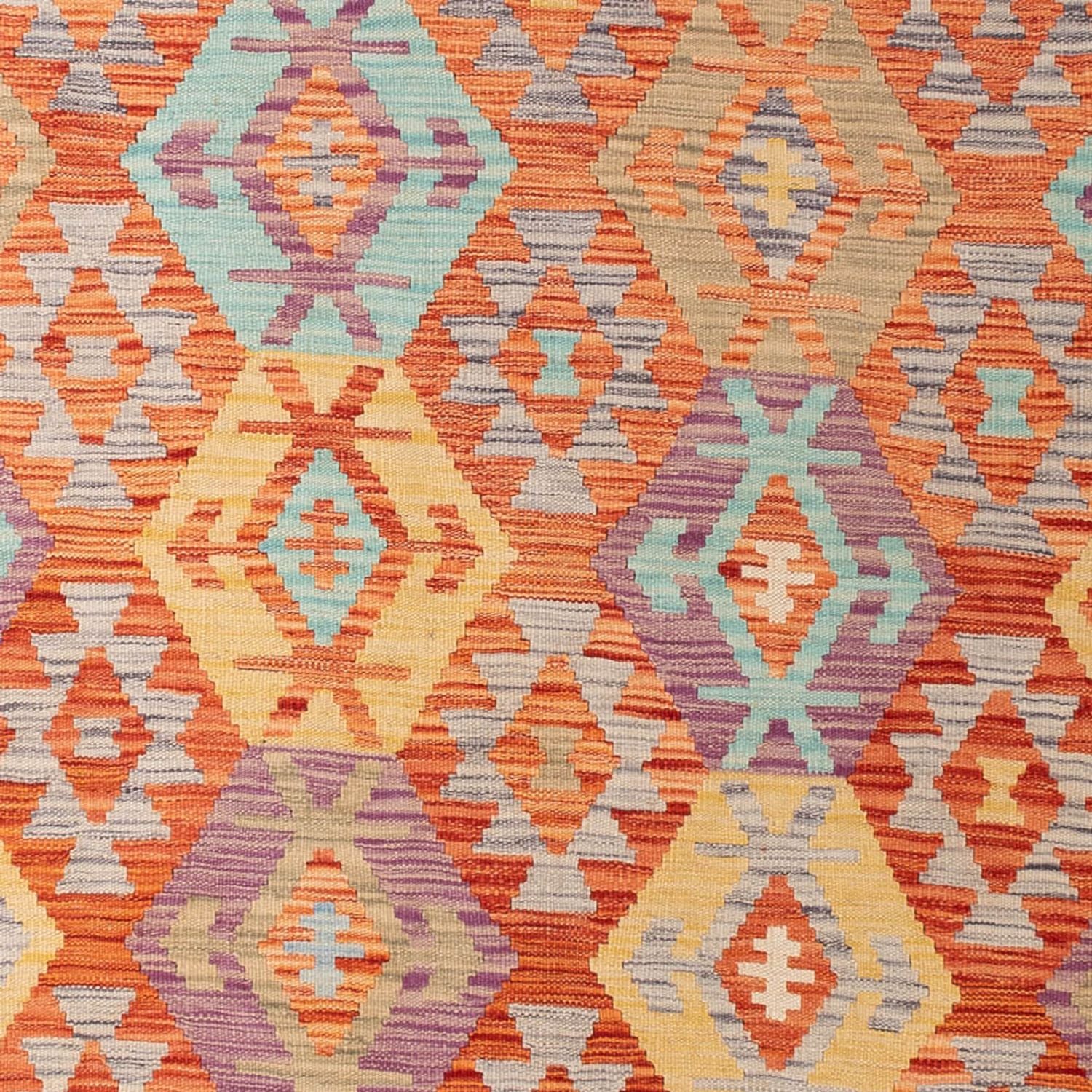 Tapis Kelim - Splash - 288 x 206 cm - multicolore
