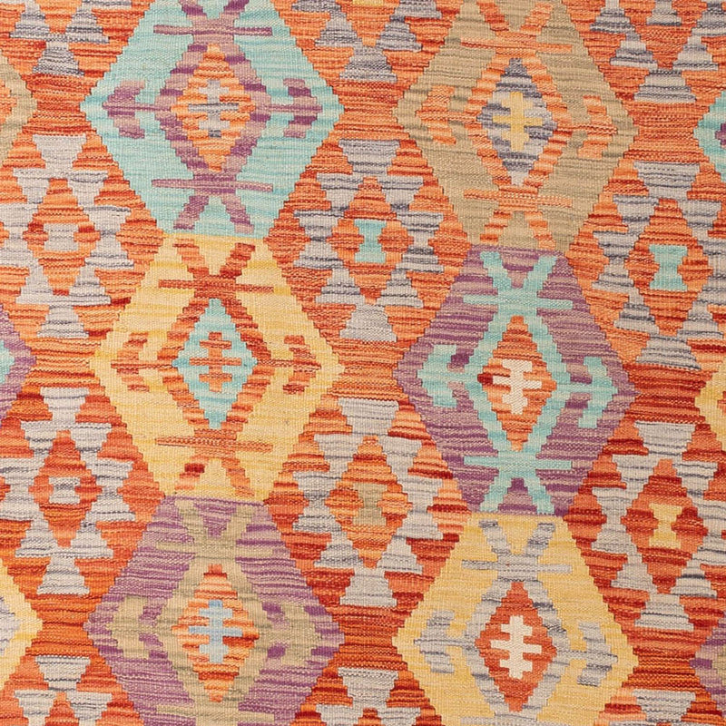 Tapis Kelim - Splash - 288 x 206 cm - multicolore