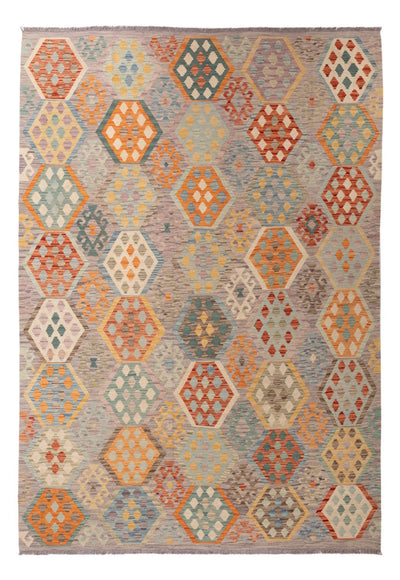 Kilim Maimana 207x298cm - Tapis en laine - multicolore