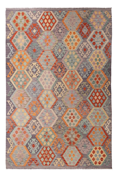 Kilim Maimana 202x300cm - Tapis en laine - multicolore