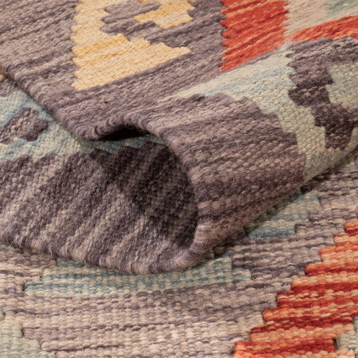 Tapis Kelim - Splash - 300 x 202 cm - multicolore