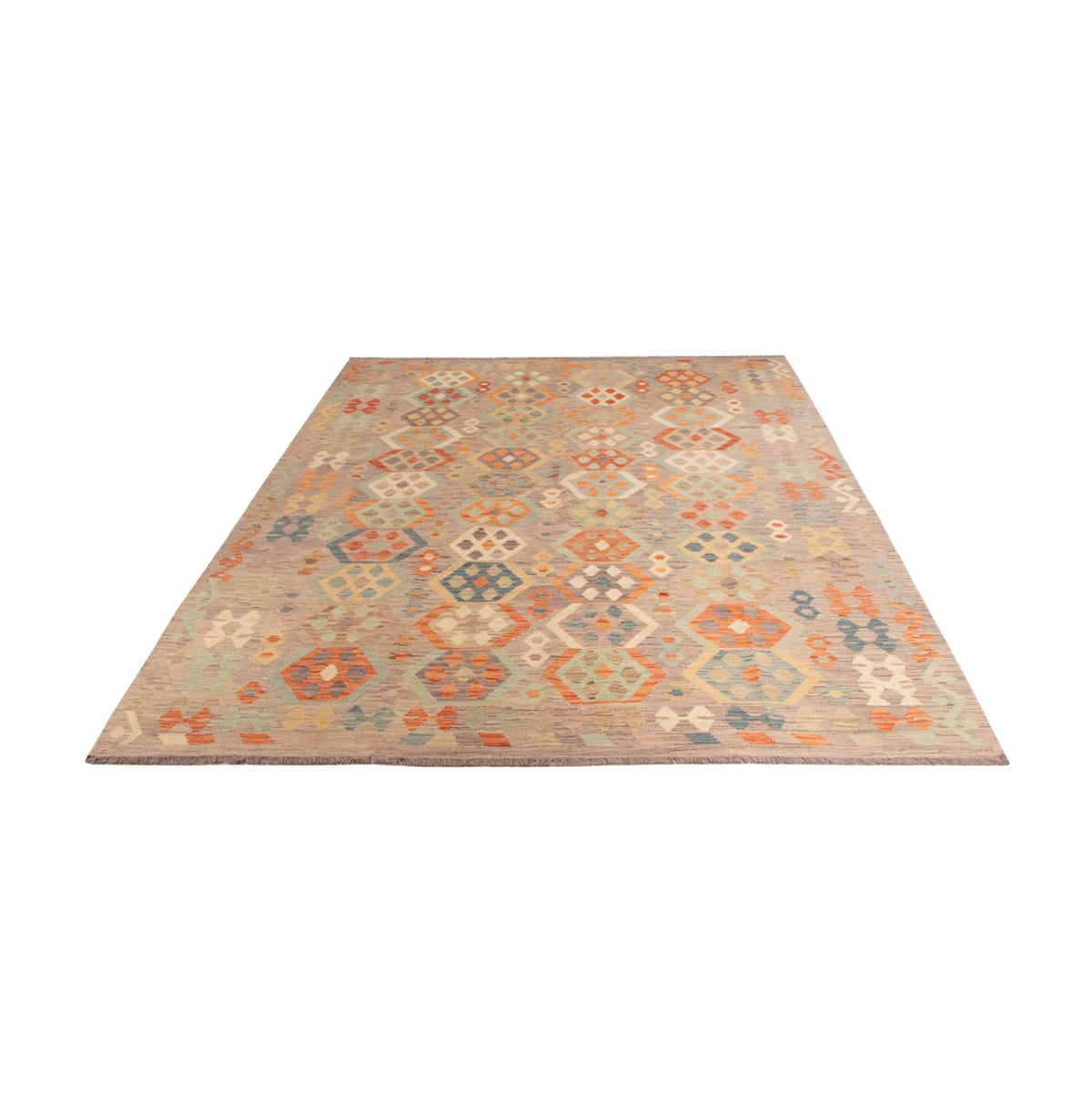 Tapis Kelim - Splash - 300 x 209 cm - multicolore