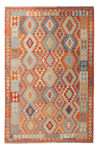 Tapis Kelim - Splash - 292 x 198 cm - multicolore