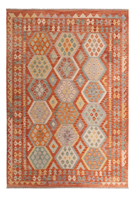 Tapis Kelim - Splash - 289 x 200 cm - multicolore