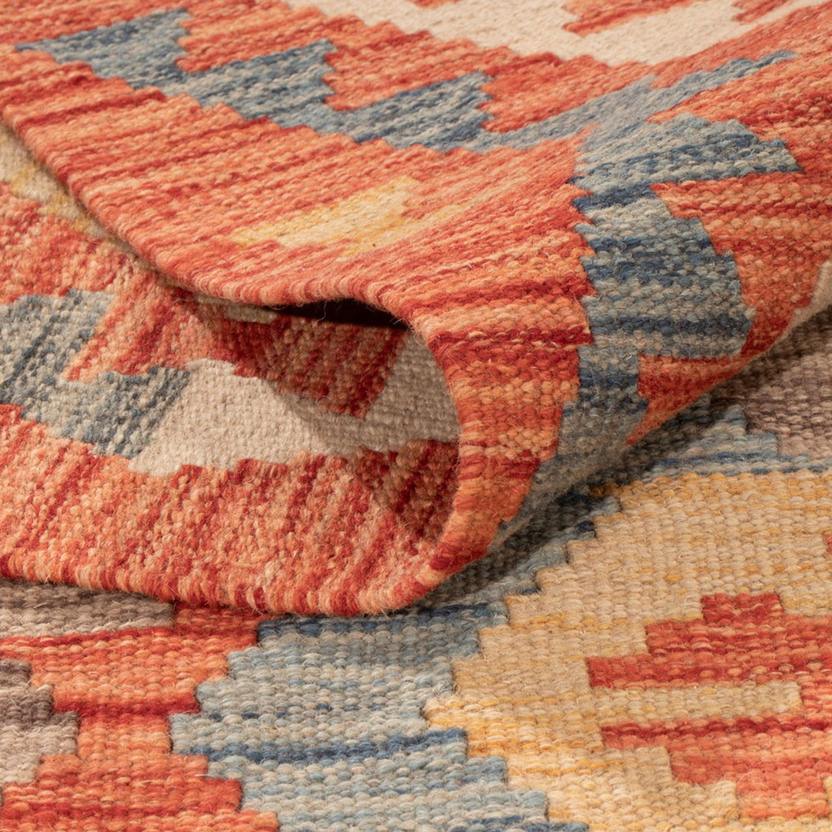 Tapis Kelim - Splash - 303 x 203 cm - multicolore