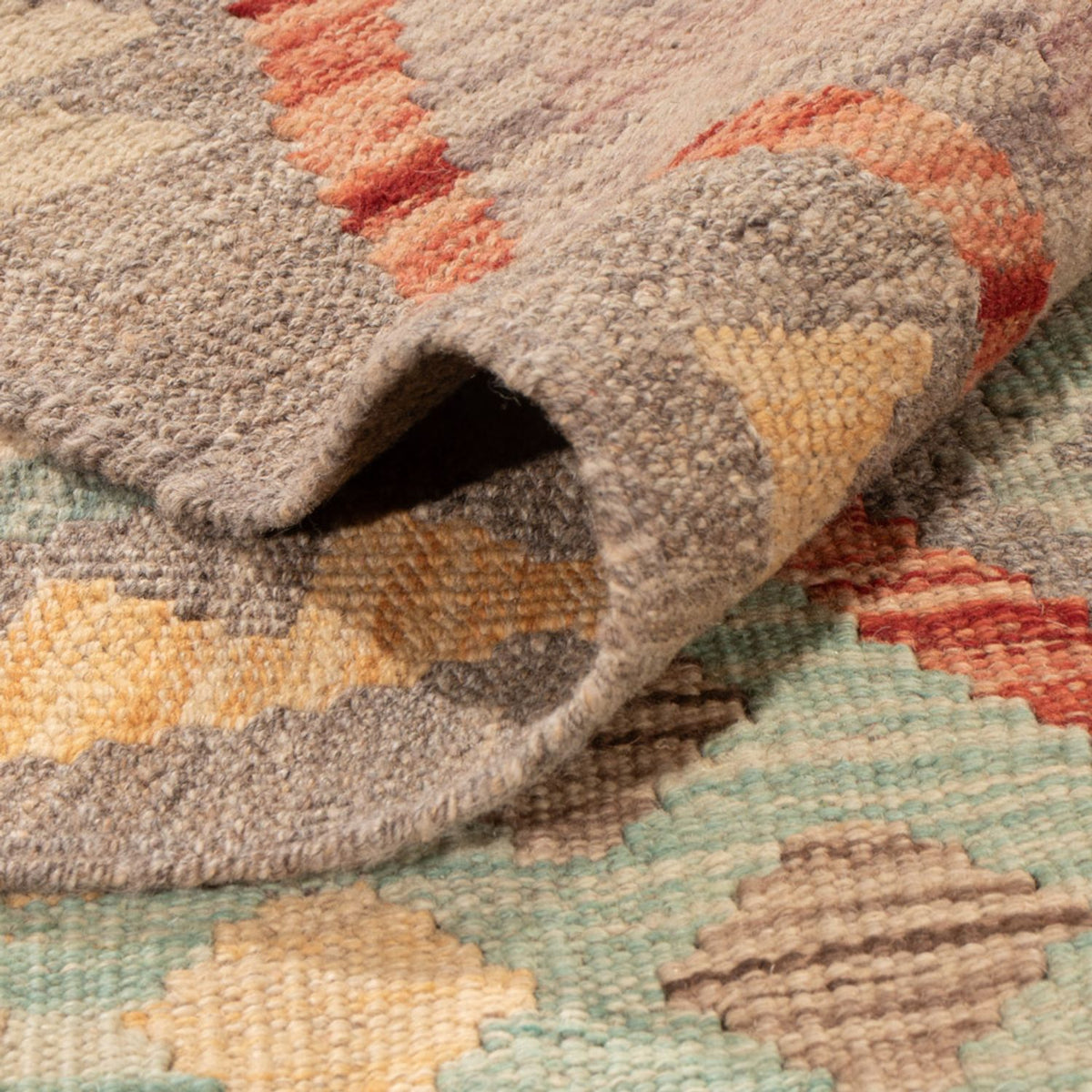 Tapis Kelim - Splash - 288 x 202 cm - multicolore