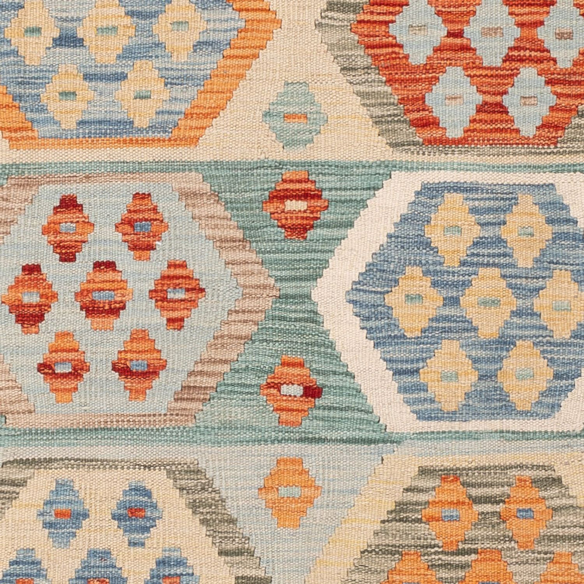 Tapis Kelim - Splash - 187 x 119 cm - multicolore