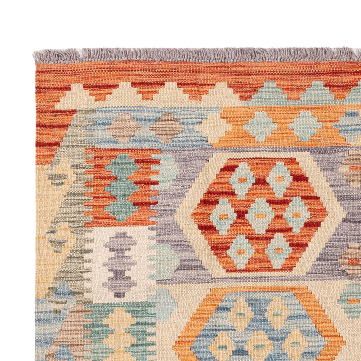 Tapis Kelim - Splash - 187 x 119 cm - multicolore