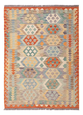 Tapis Kelim - Splash - 179 x 126 cm - multicolore