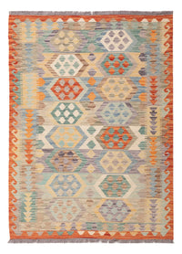 Tapis Kelim - Splash - 179 x 126 cm - multicolore