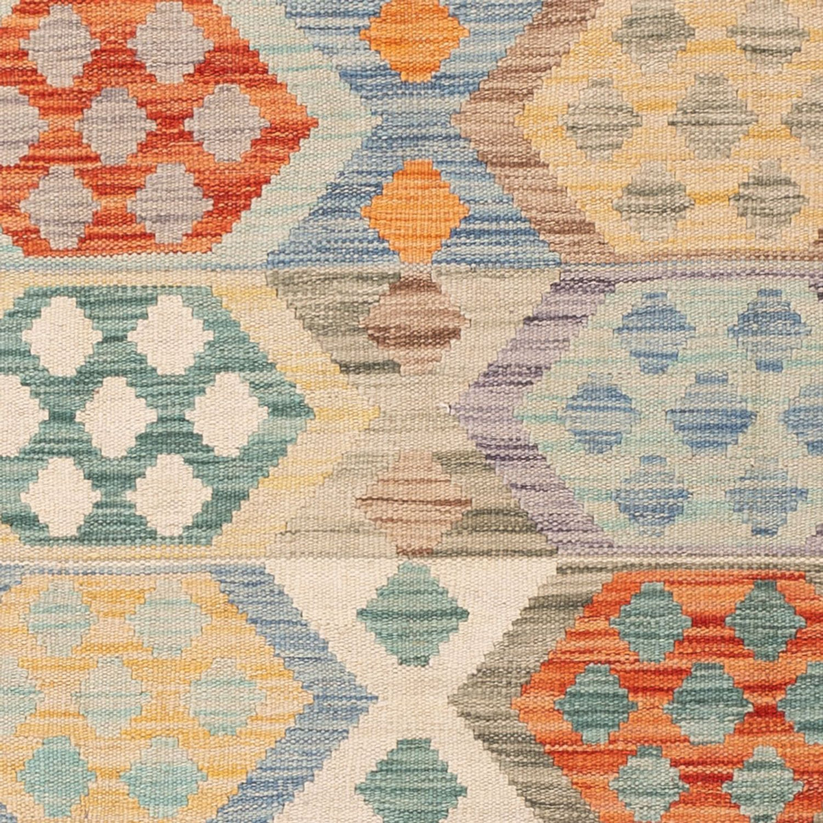 Tapis Kelim - Splash - 179 x 126 cm - multicolore