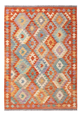 Tapis Kelim - Splash - 175 x 124 cm - multicolore