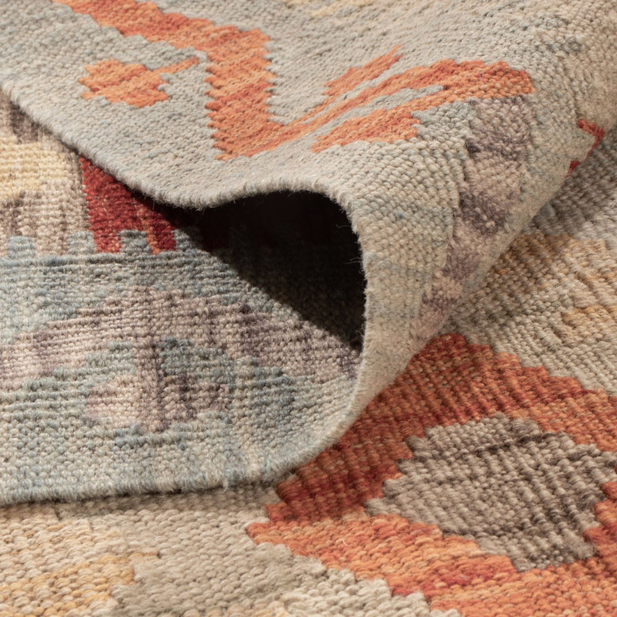 Tapis Kelim - Splash - 173 x 127 cm - multicolore