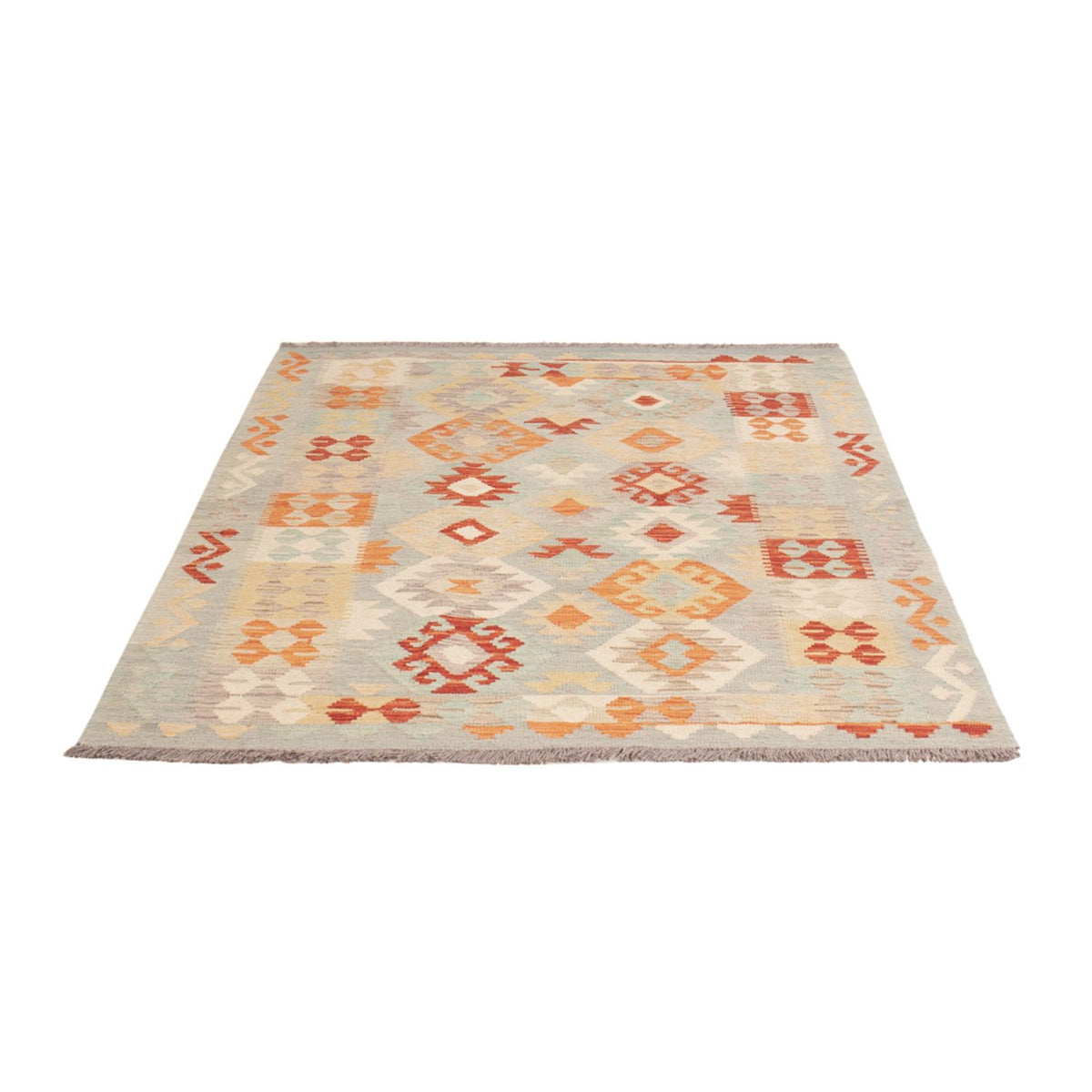 Tapis Kelim - Splash - 173 x 127 cm - multicolore