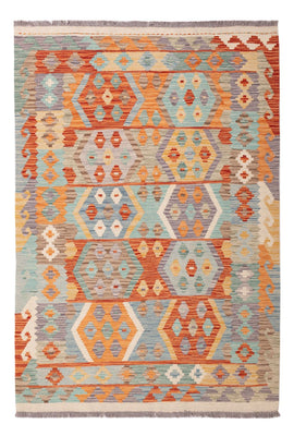 Tapis Kelim - Splash - 177 x 125 cm - multicolore