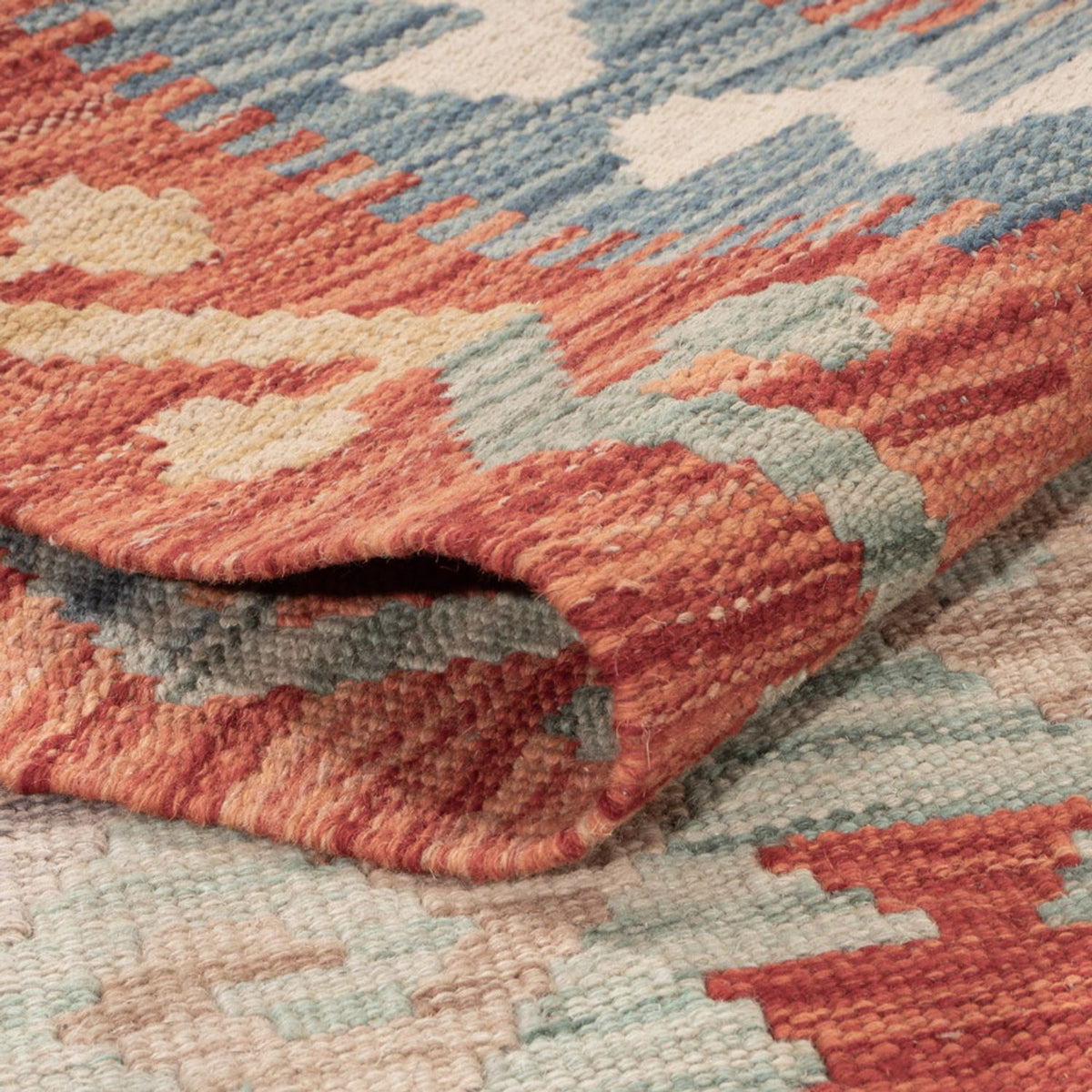 Tapis Kelim - Splash - 170 x 122 cm - multicolore