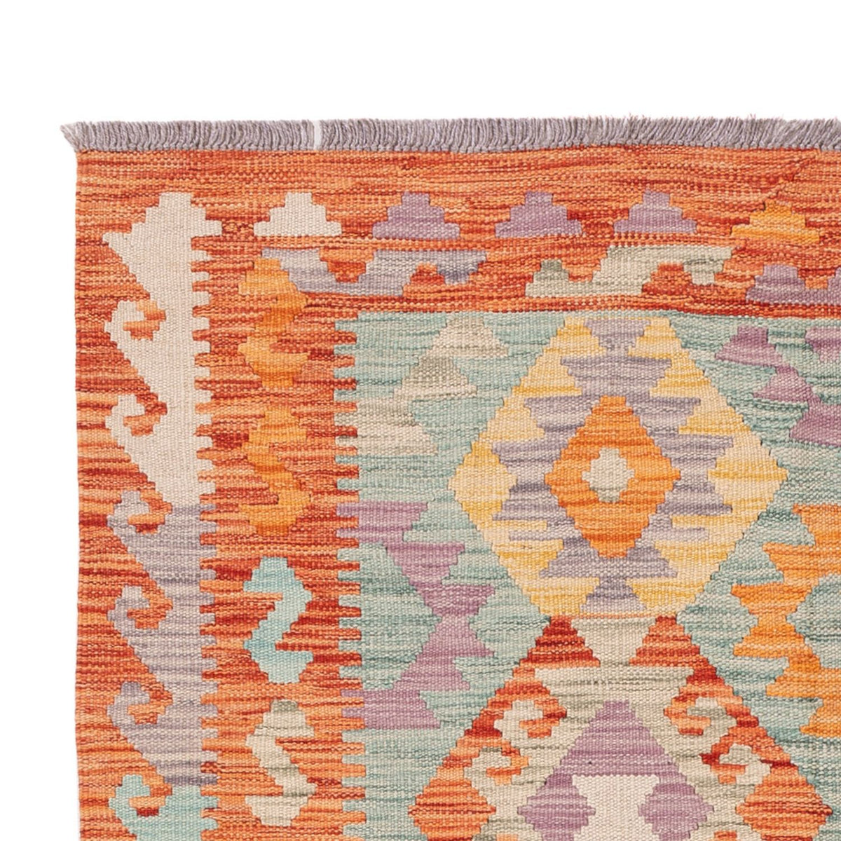 Tapis Kelim - Splash - 178 x 128 cm - multicolore