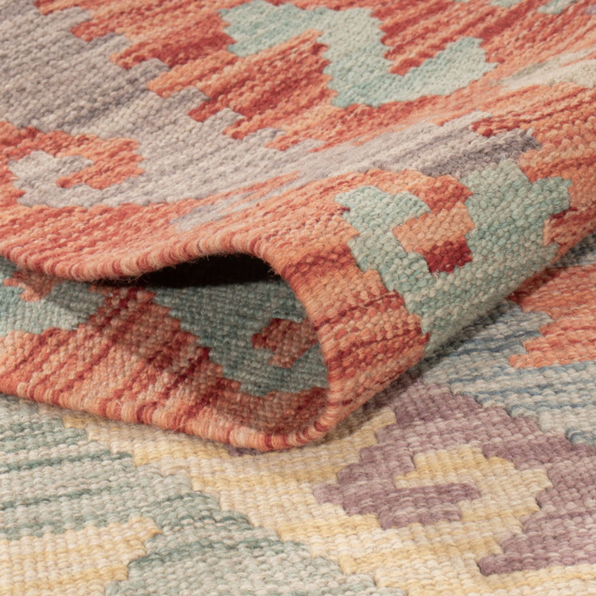 Tapis Kelim - Splash - 178 x 128 cm - multicolore