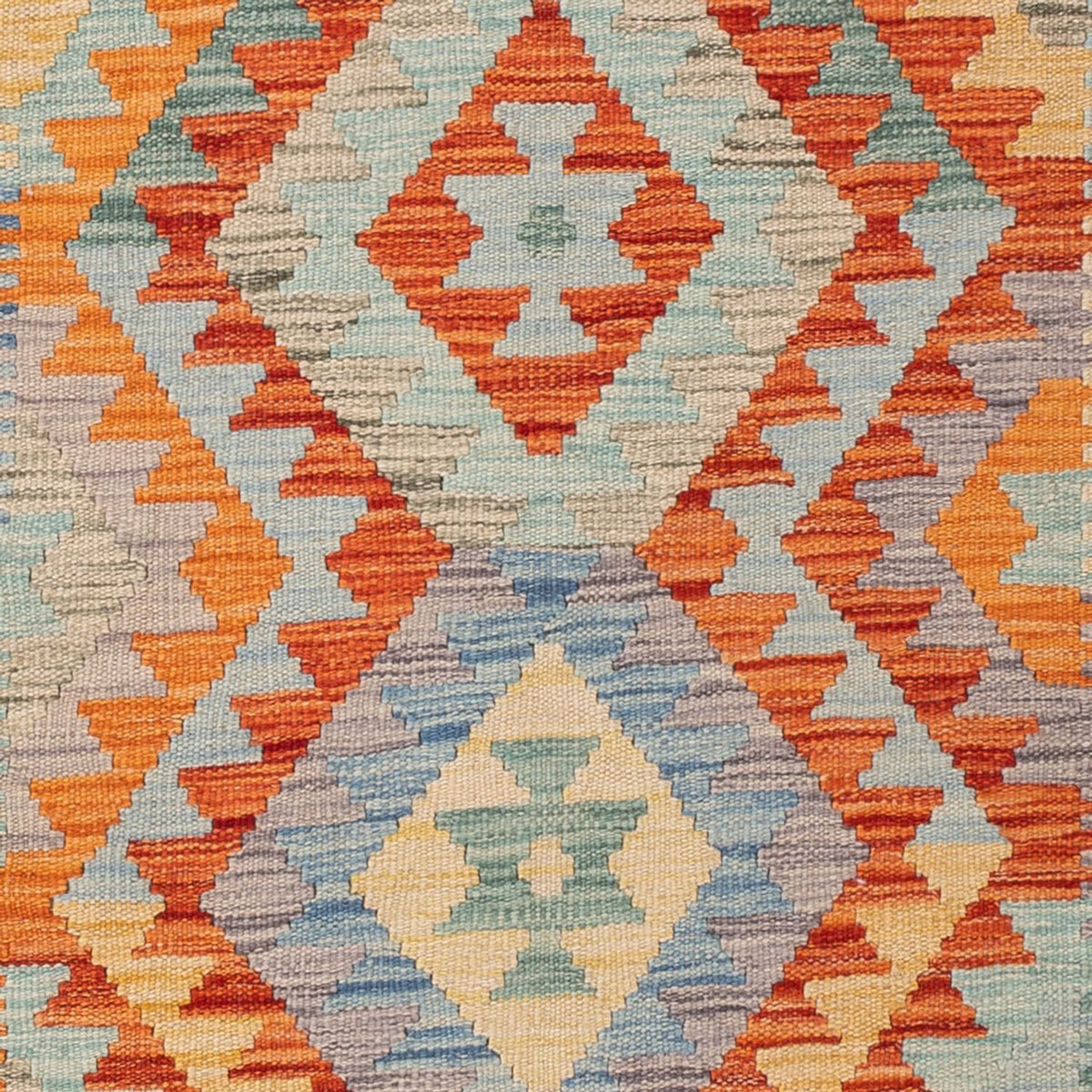 Tapis Kelim - Splash - 191 x 130 cm - multicolore