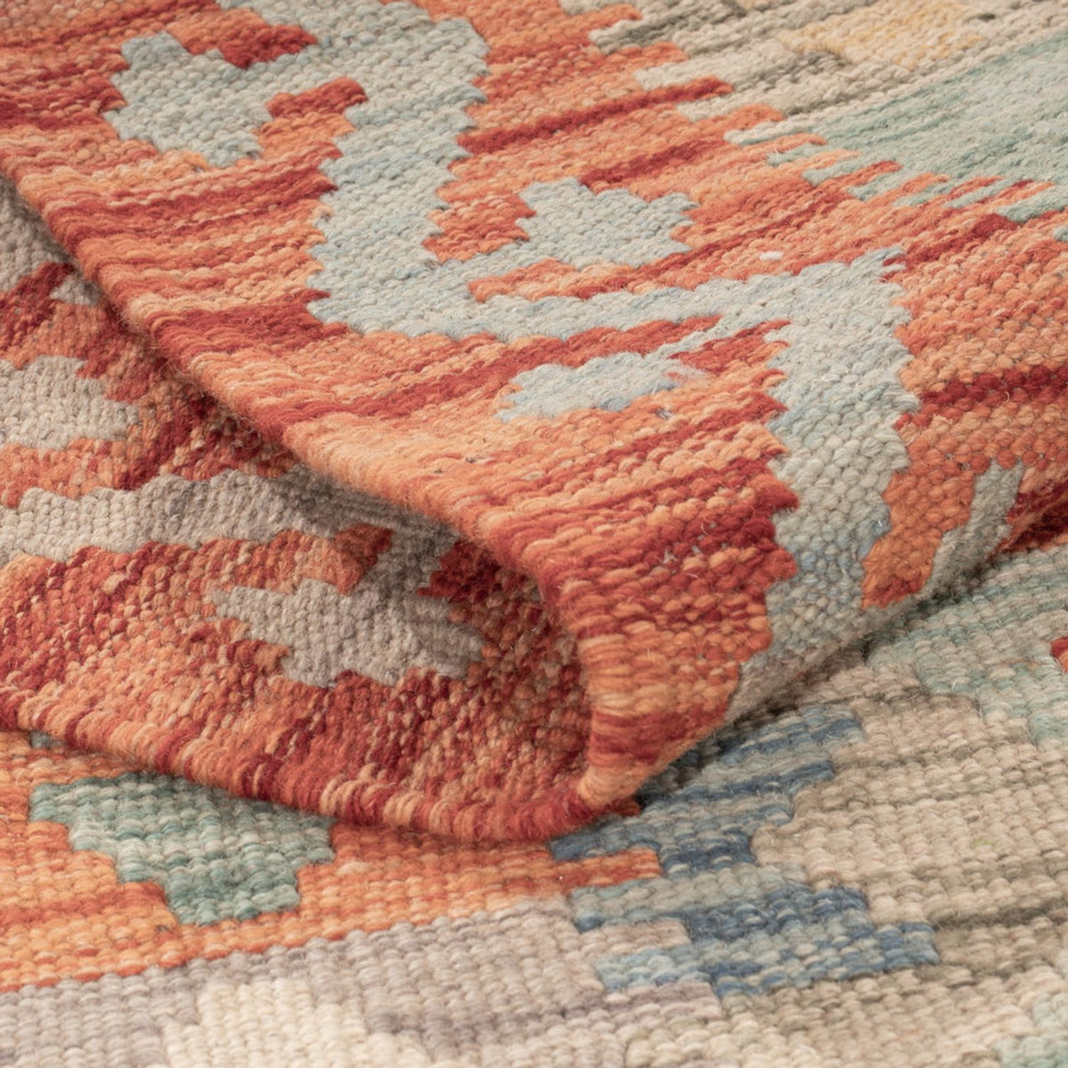 Tapis Kelim - Splash - 191 x 130 cm - multicolore