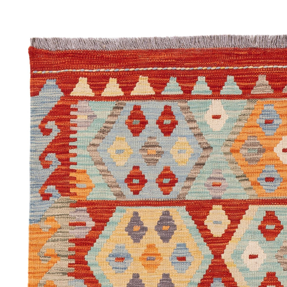 Tapis Kelim - Splash - 176 x 123 cm - multicolore