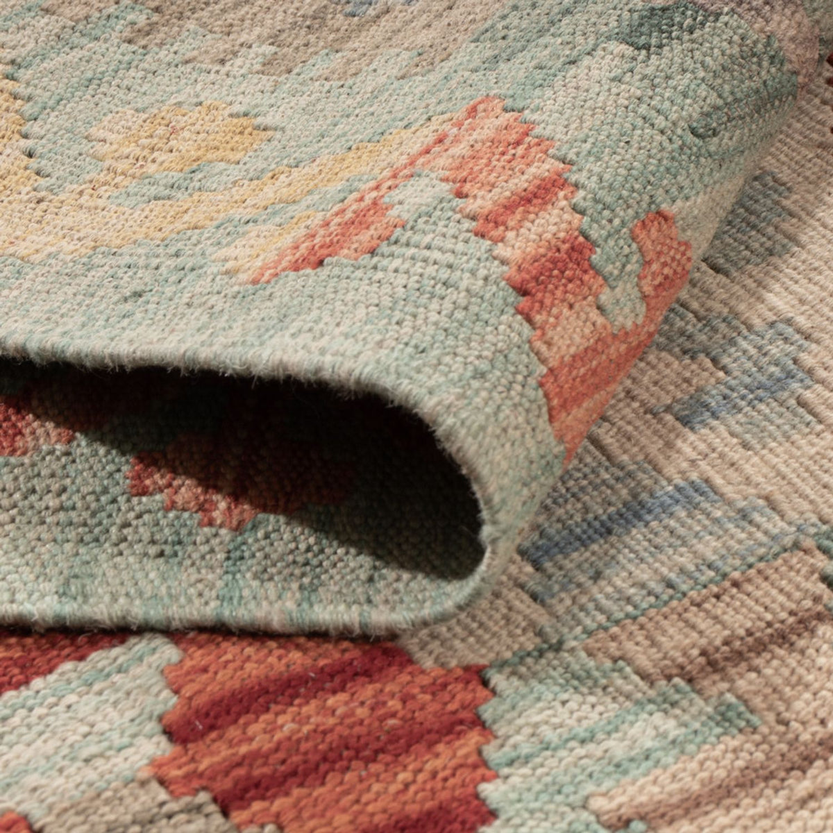 Tapis Kelim - Splash - 183 x 127 cm - multicolore