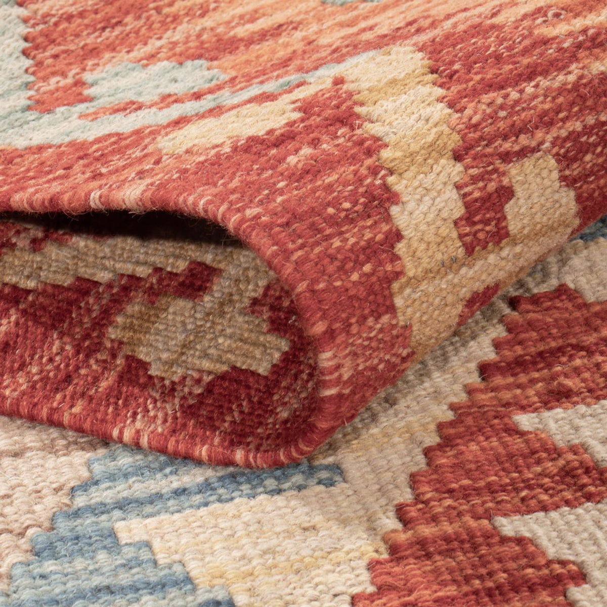 Tapis Kelim - Splash - 177 x 128 cm - multicolore