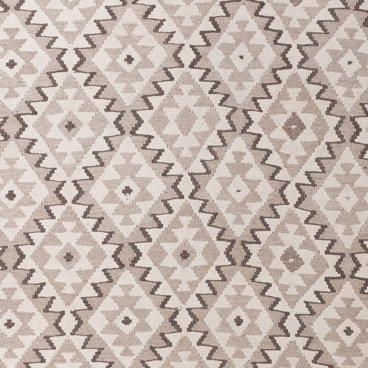 Tapis Kelim - Splash - 291 x 208 cm - gris clair