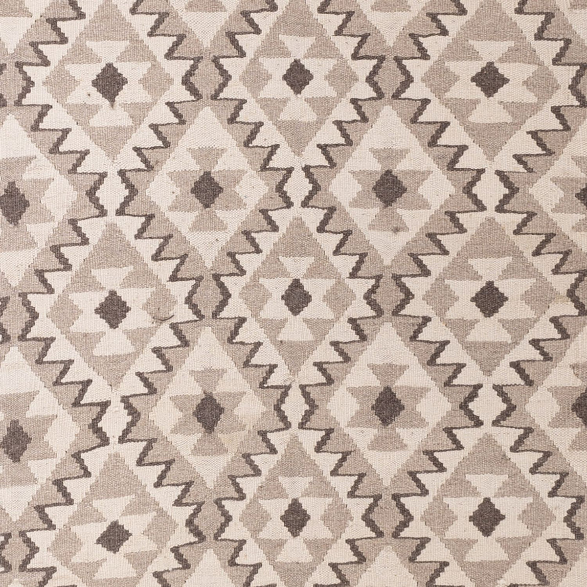 Tapis Kelim - Splash - 290 x 202 cm - gris clair