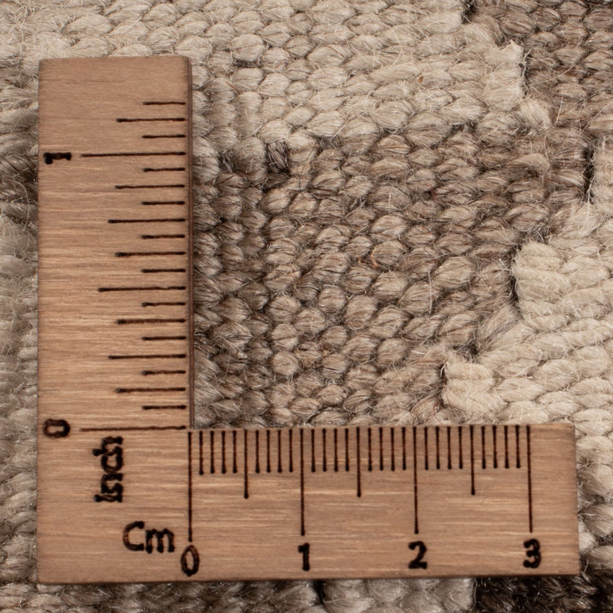 Tapis Kelim - Splash - 290 x 202 cm - gris clair