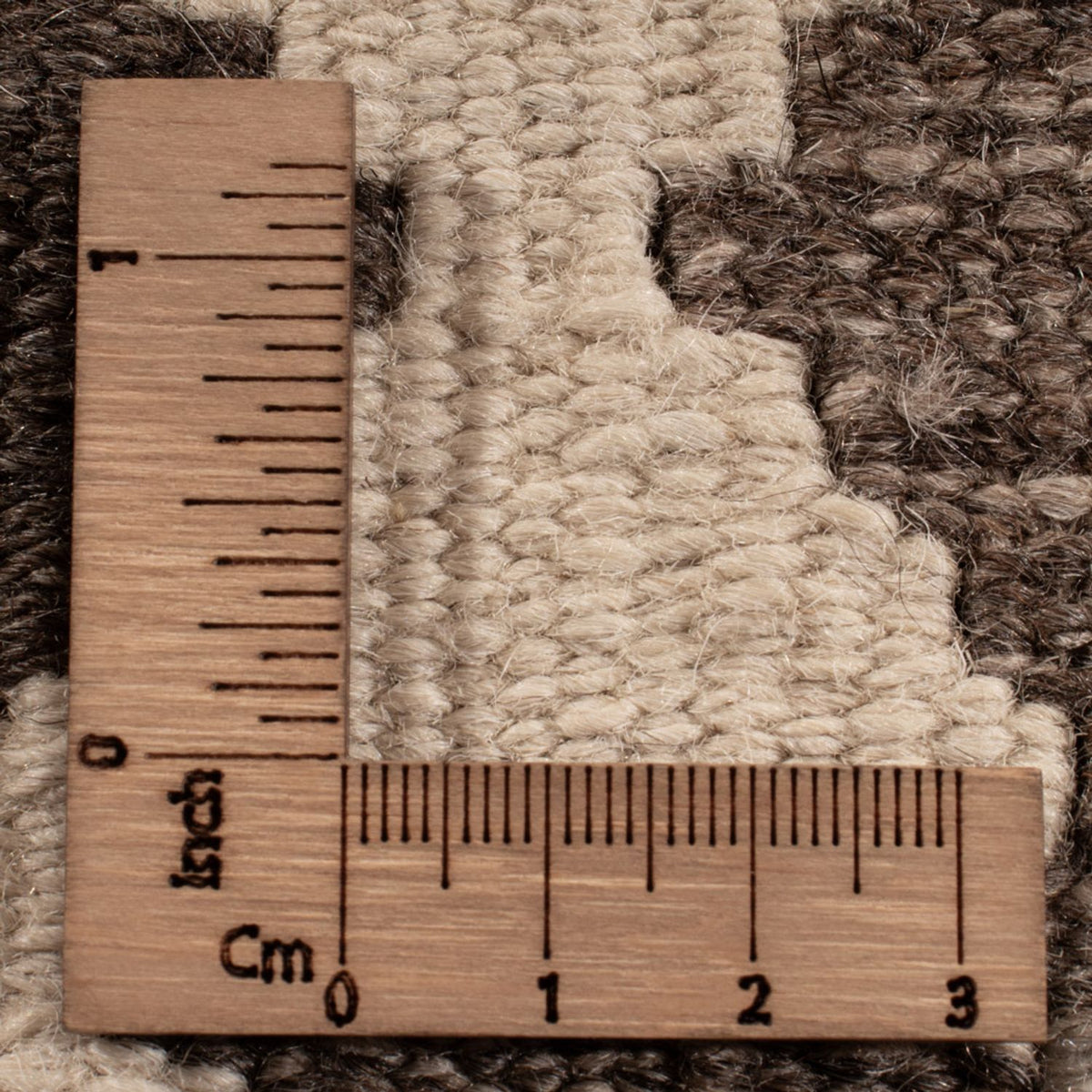 Tapis Kelim - Splash - 293 x 198 cm - gris clair