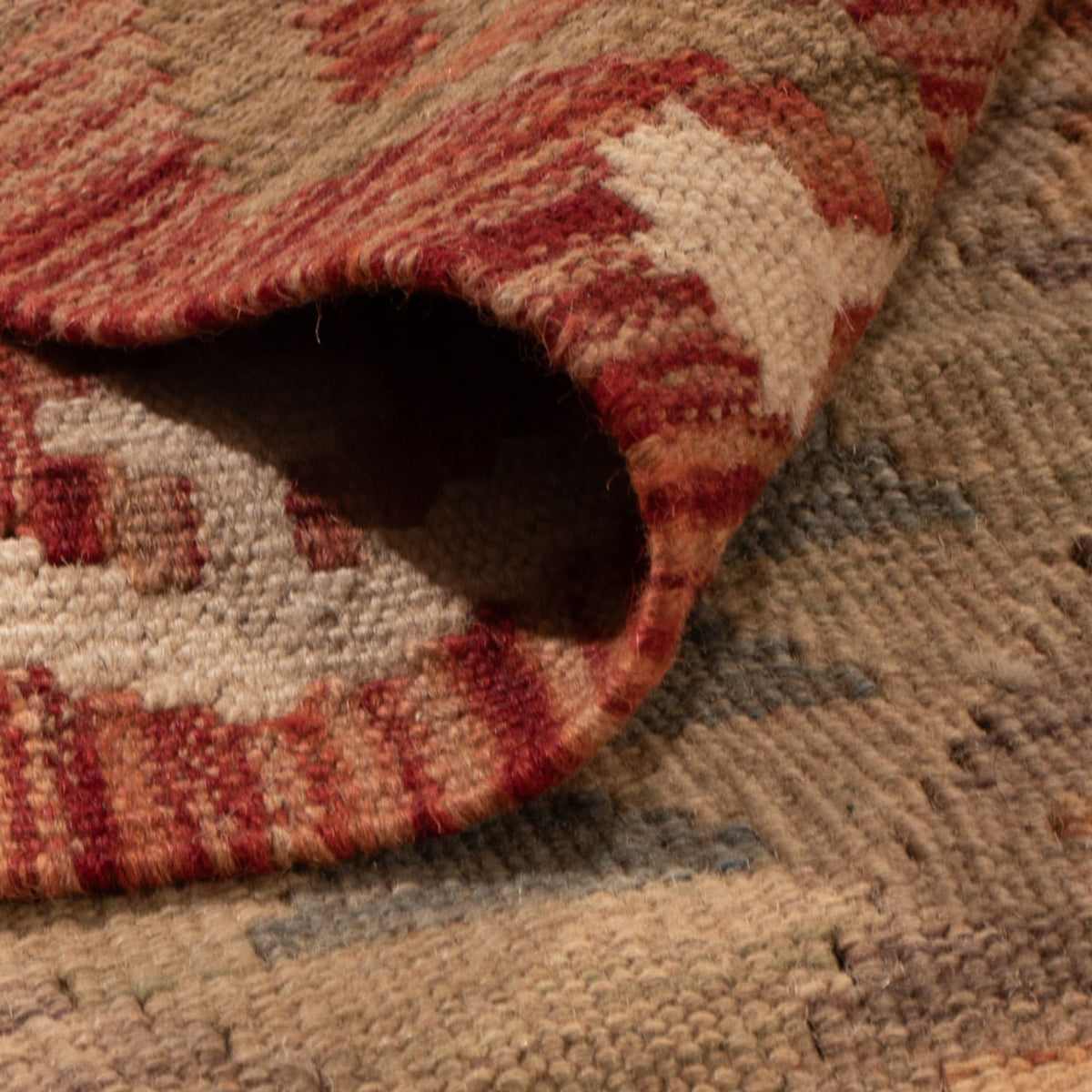 Tapis Kelim - Splash - 287 x 191 cm - multicolore