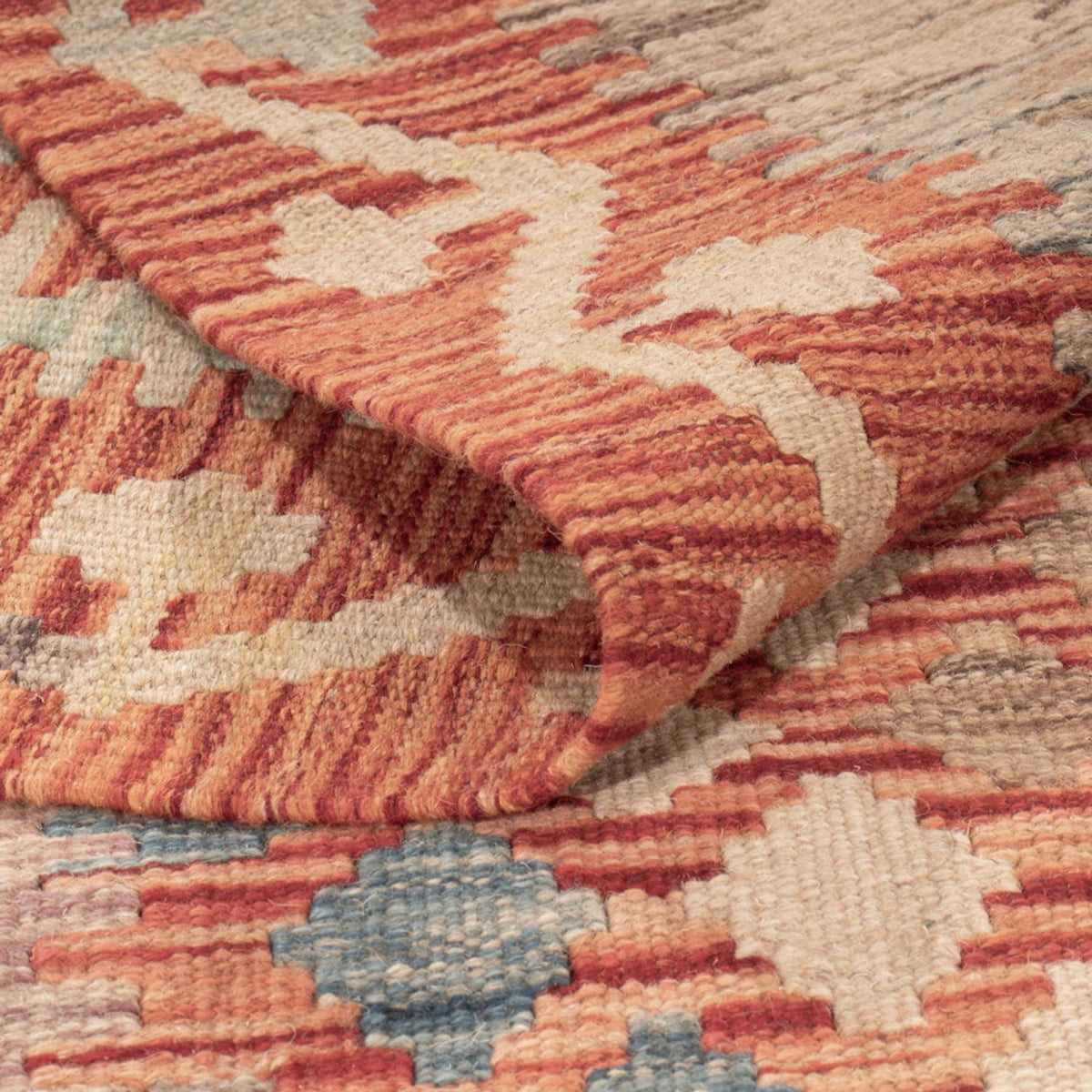 Tapis Kelim - Splash - 200 x 122 cm - multicolore