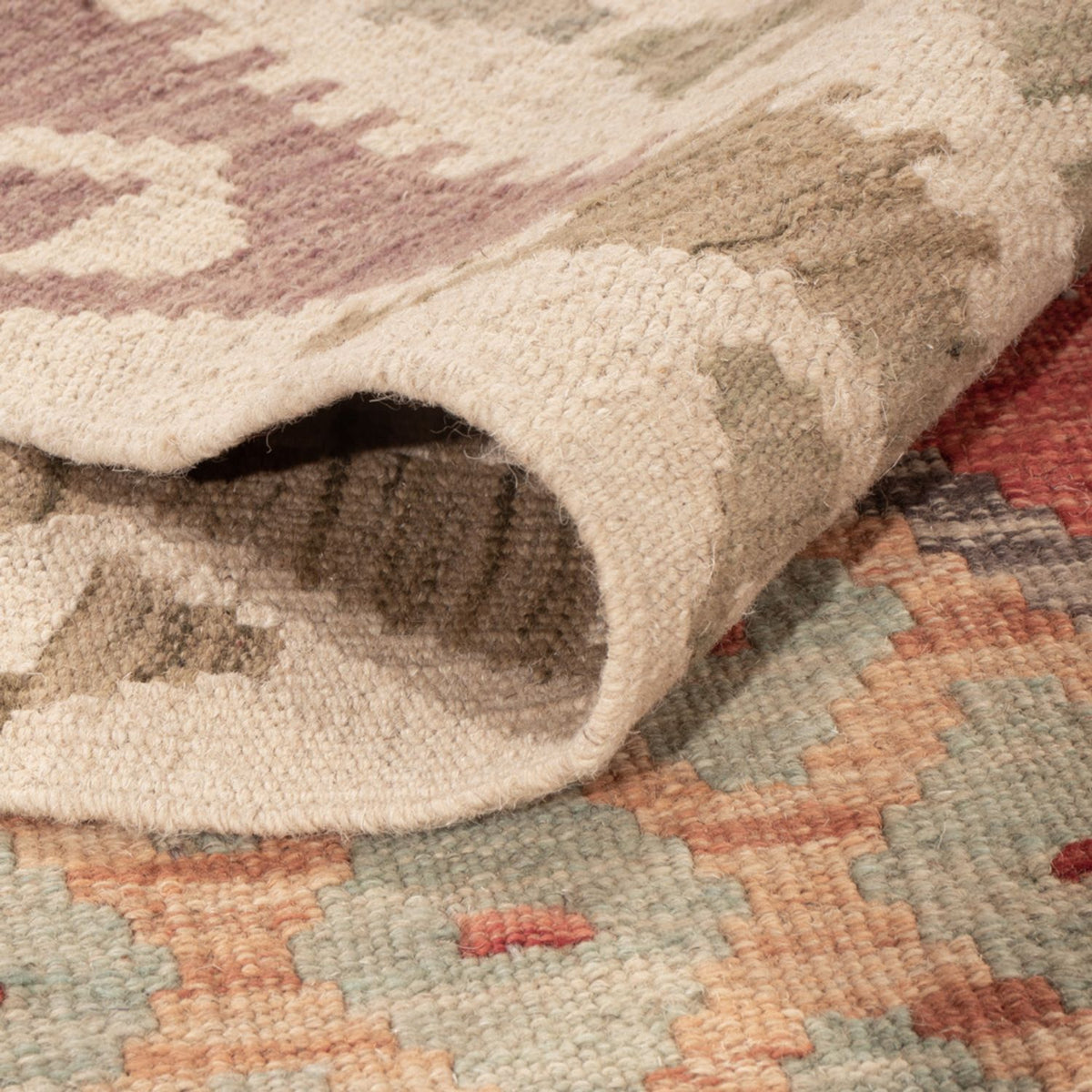 Tapis Kelim - Splash - 184 x 120 cm - multicolore