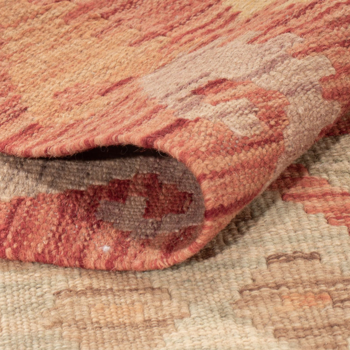 Tapis Kelim - Splash - 194 x 117 cm - multicolore