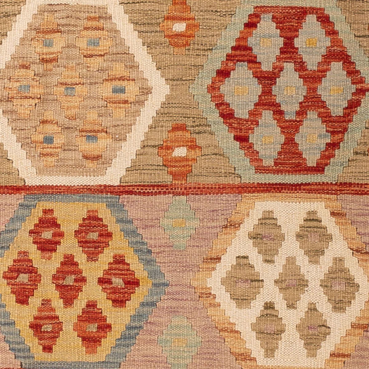 Tapis Kelim - Splash - 185 x 122 cm - multicolore