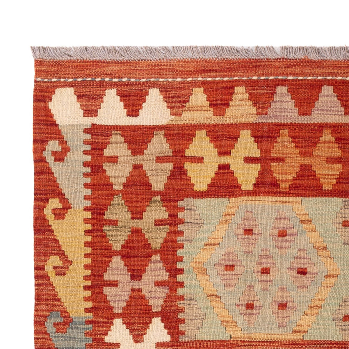 Tapis Kelim - Splash - 185 x 122 cm - multicolore