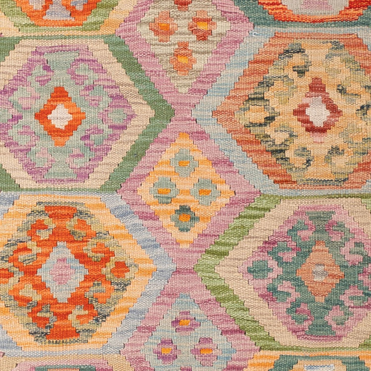 Tapis Kelim - Splash - 187 x 127 cm - multicolore