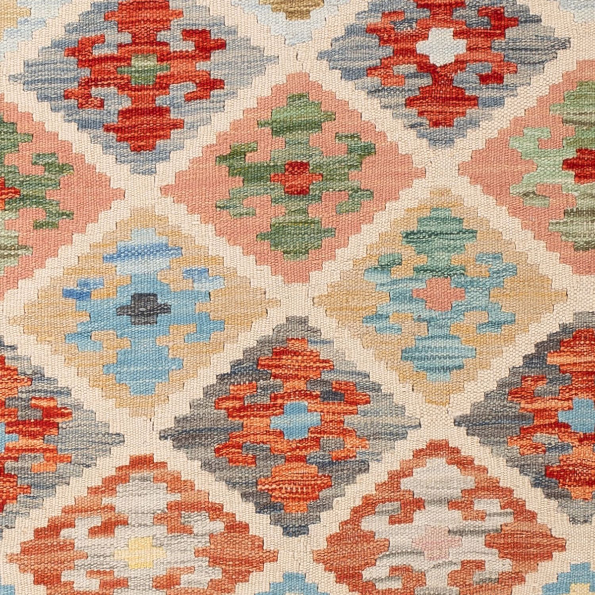 Tapis Kelim - Splash - 171 x 129 cm - multicolore